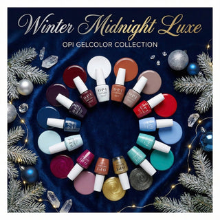 OPI Intelli - Gel - Set 18 Gel Colors - Gel Color 0.5 oz - Winter Midnight Luxe Collection - DTK Nail Supply