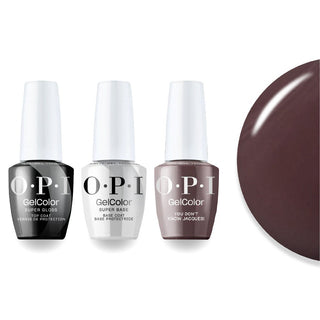OPI + Super Glossy Top Super Base - F15 You Don't Know Jacques! - DTK Nail Supply