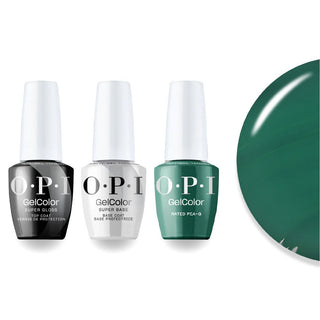 OPI + Super Glossy Top Super Base - H007 Rated Pea - G - DTK Nail Supply