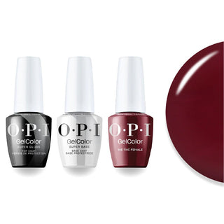 OPI + Super Glossy Top Super Base - W64 We The Female - DTK Nail Supply