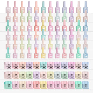 PLA Gram Gram's Rose Garden Collection - Set of 36 Colors - Gel Polish, Nail Lacquer & Dip Powder