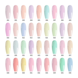 PLA Gram Gram's Rose Garden Collection - Set of 36 Colors - Gel Polish, Nail Lacquer & Dip Powder