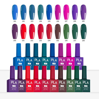 PLA Here's the Tea Collection - Set of 18 Colors - Gel Polish, Nail Lacquer & Dip Powder