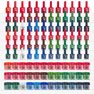 PLA Holiday Collection - Set of 36 Colors - Gel Polish, Nail Lacquer & Dip Powder