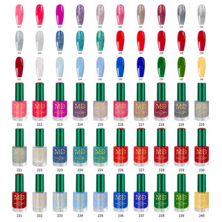 PLA MD Oil Lacquer Nail Polish Collection - Set of 30 Colors