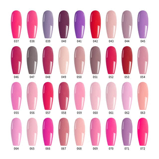 PLA Movies We Love Collection - Set of 36 Colors - Gel Polish, Nail Lacquer & Dip Powder