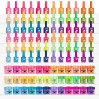 PLA What Happens in Vegas Collection - Set of 36 Colors - Gel Polish, Nail Lacquer & Dip Powder