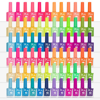PLA What Happens in Vegas Collection - Set of 36 Colors - Gel Polish, Nail Lacquer & Dip Powder