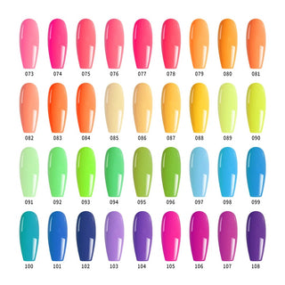 PLA What Happens in Vegas Collection - Set of 36 Colors - Gel Polish, Nail Lacquer & Dip Powder