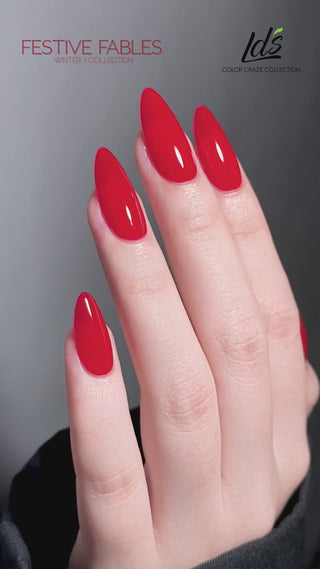 LDS Color Craze Gel Nail Polish - 841 Cherry Red
