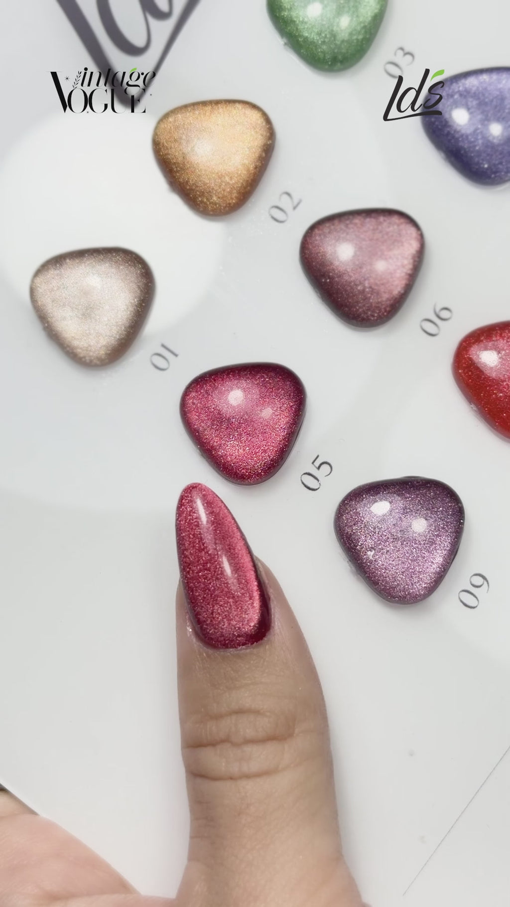 LDS VV CE - 05 - Vintage Vogue Cat Eye Gel Polish Collection