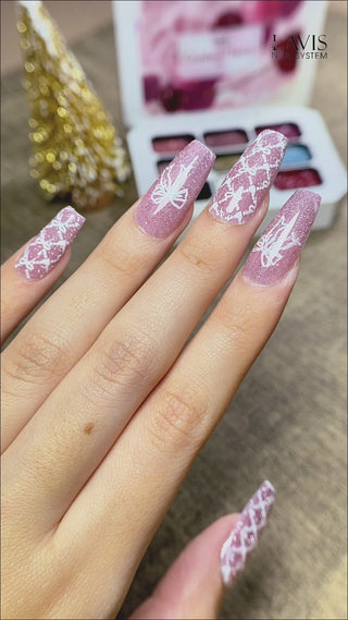 Nail Printing Steel Plate W1018 - Cute bow-knot