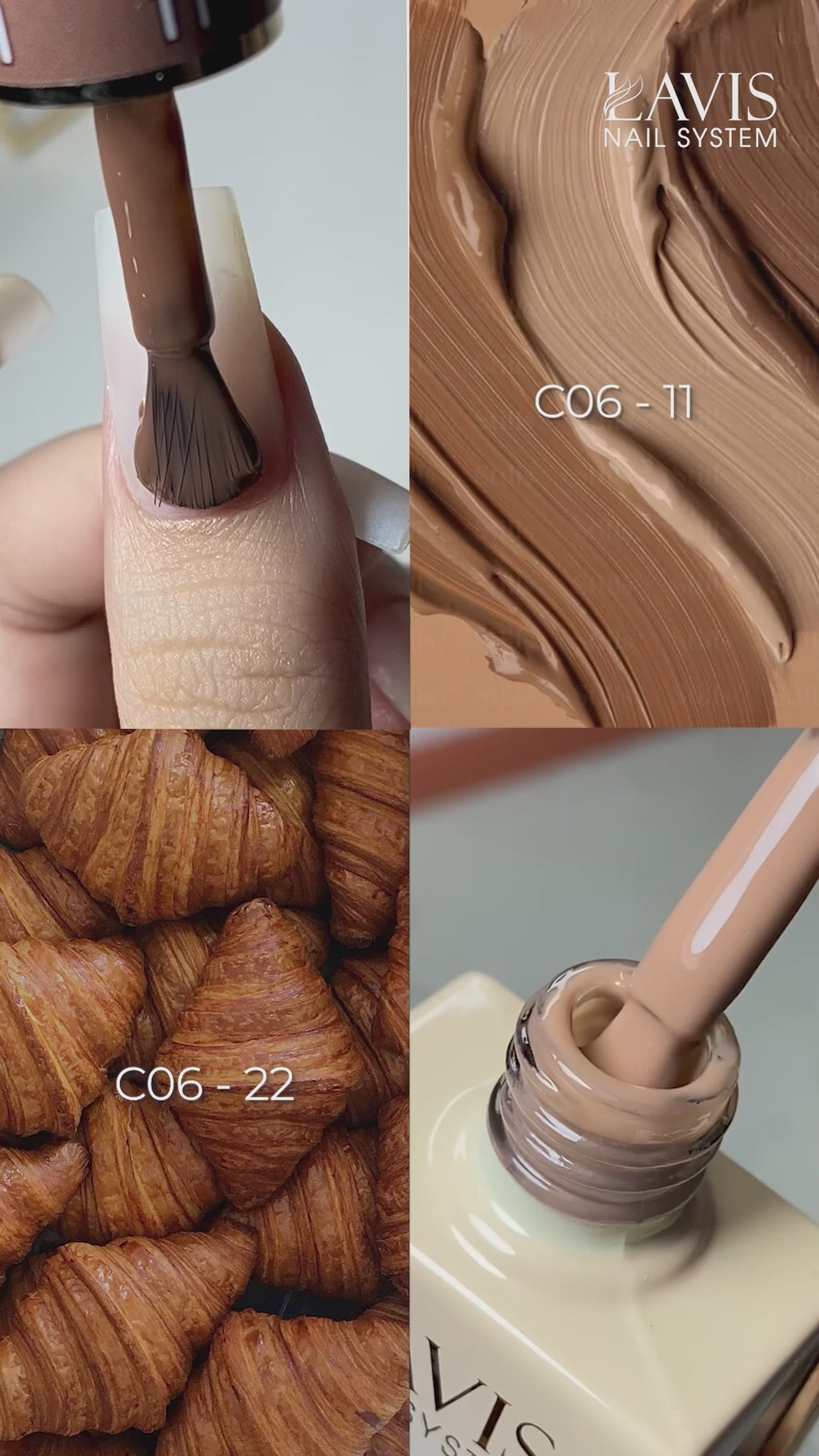 LAVIS C06 - Gel Polish 0.5 oz - Maple & Mocha Collection