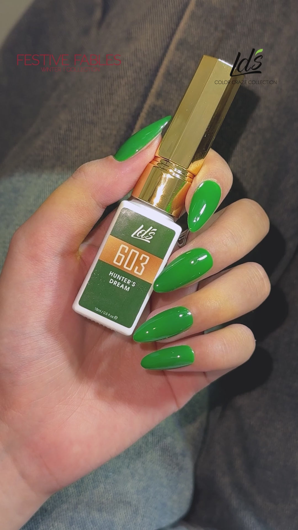 LDS Color Craze Gel Nail Polish - 603 Hunter's Dream