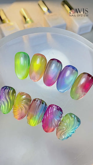 LAVIS C08 - Gel Polish 0.5 oz - Glass Gala Collection