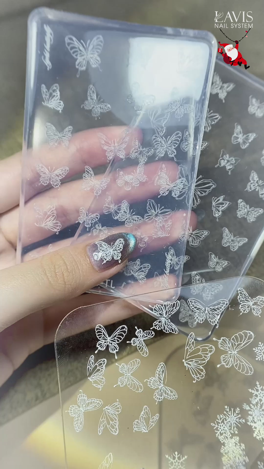 3D Nail Charm Mold JT-011 Butterfly