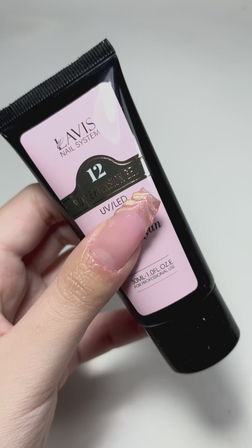 LAVIS Poly Extension Gel (ver 2) - 12 Himalayan - UV/LED 30ml