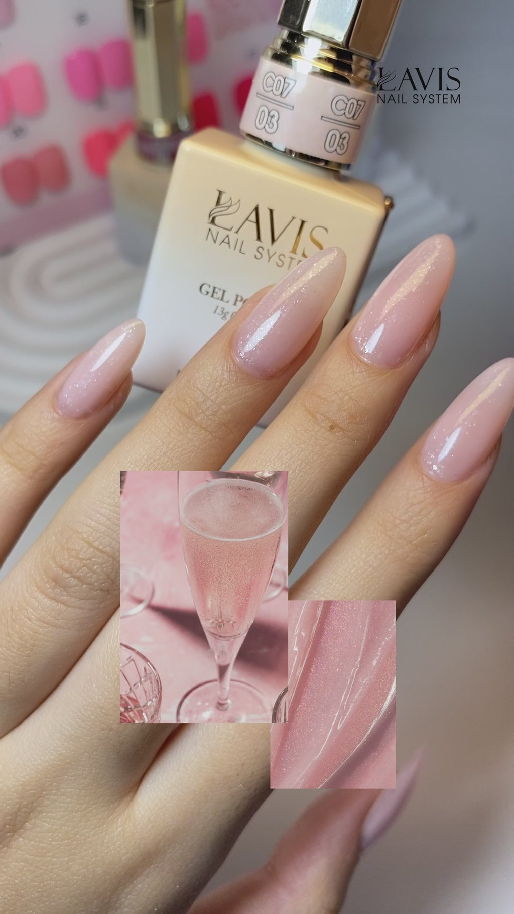 LAVIS C07 - 03 - Gel Polish 0.5 oz - Pinktopia Collection