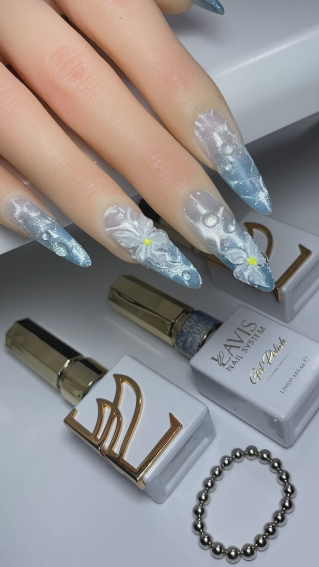 LAVIS Cat Eyes CE12 - 01 (Ver1) - Gel Polish 0.5 oz - Artic Jewel Collection