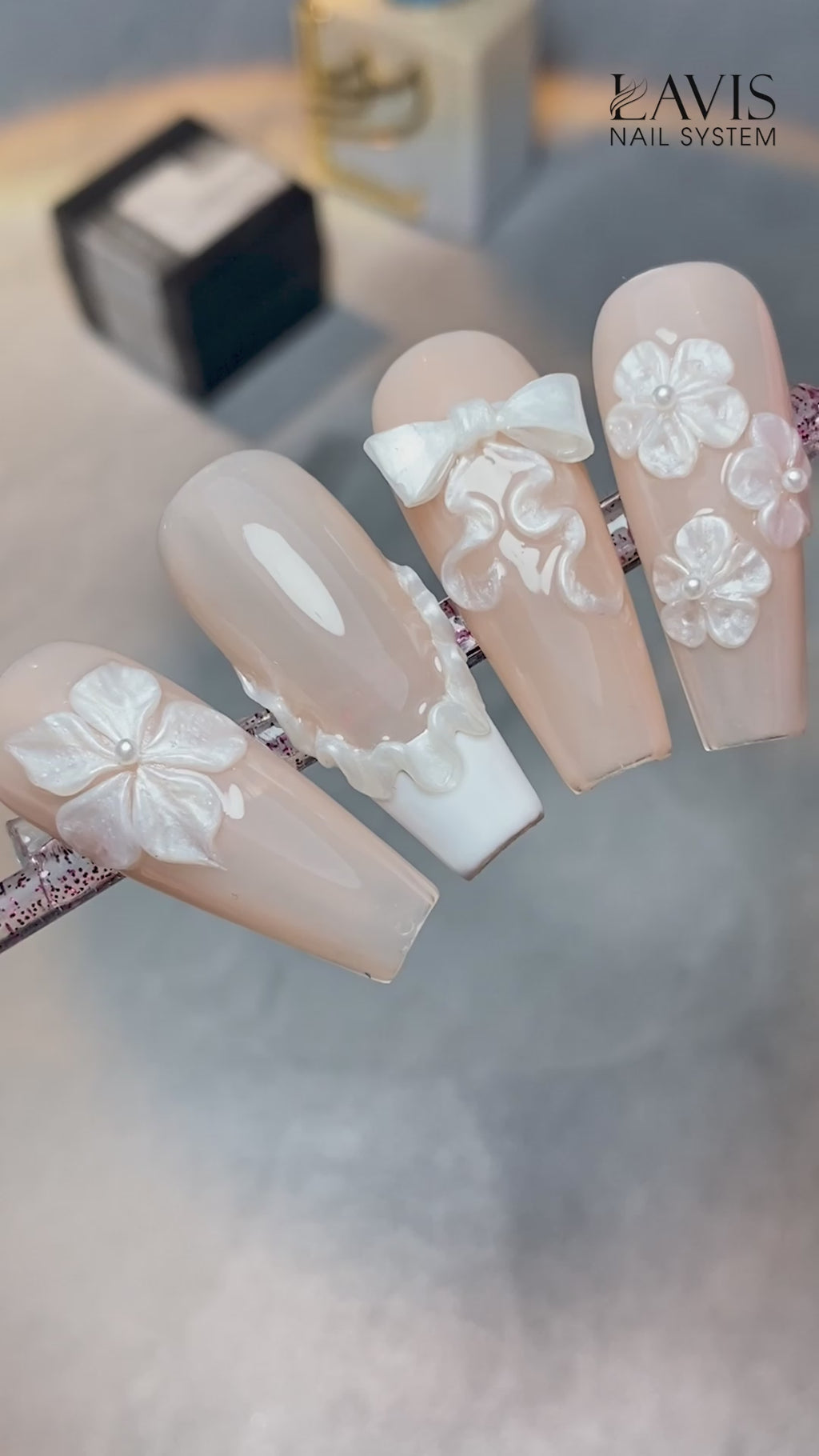 Lavis Satin Carving Gel - 0.5oz White