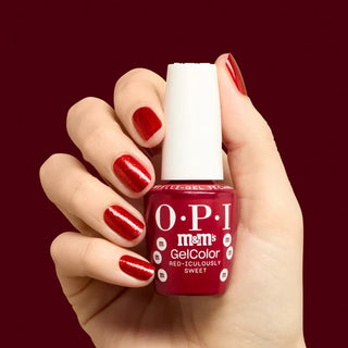 OPI Intelli-Gel - HPT12 Red-iculously Sweet - Gel Color 0.5 oz (OPI M&M Collection)