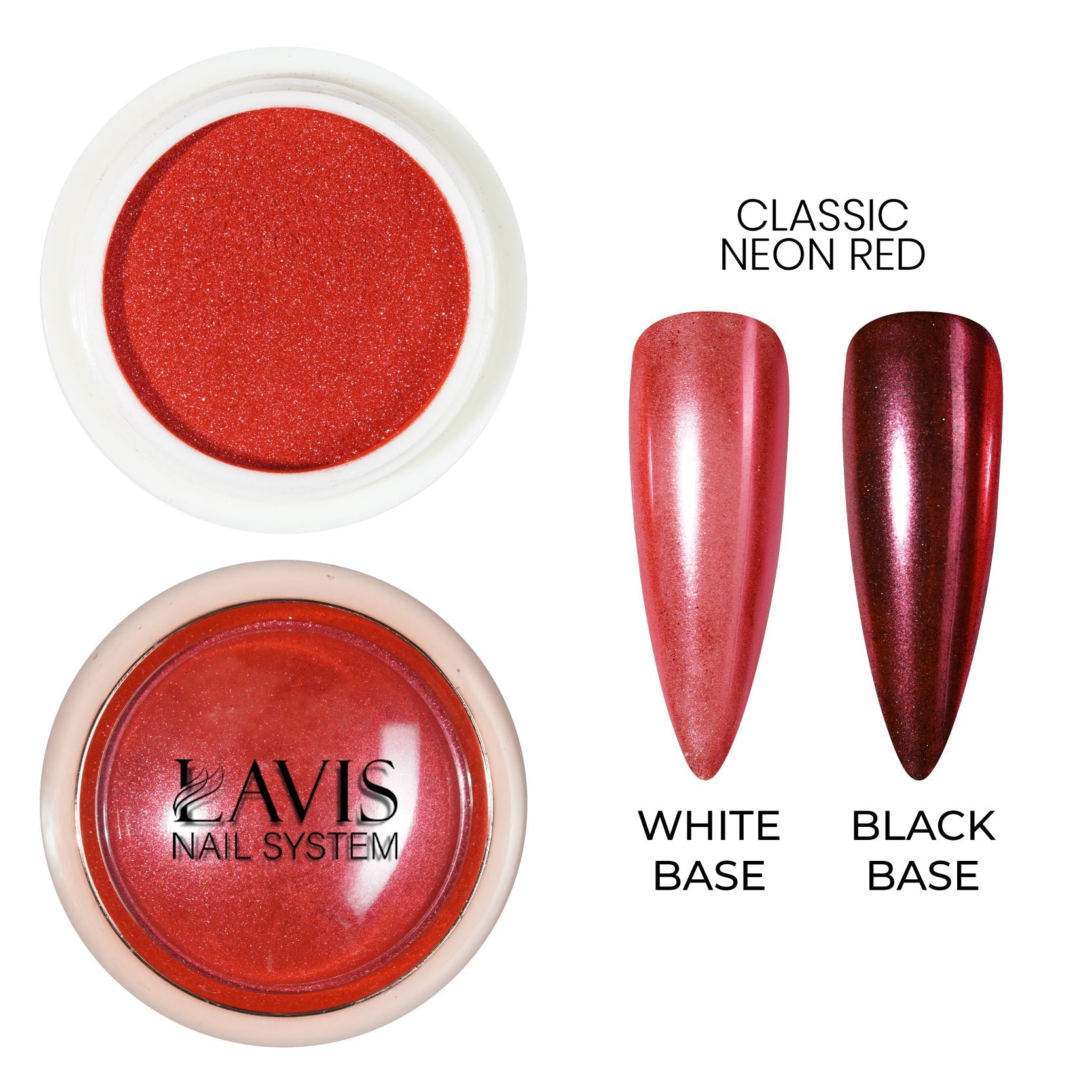 LAVIS Chrome Classic - Neon Red - 0.5gr