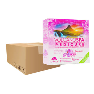 Volcano Spa - Case of 36 Pedi a Box (6 step) - Romance