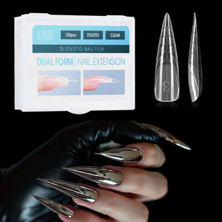 LAVIS - Dual Form Tips Taye Part 5 - Stiletto Clear