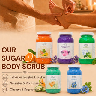 LAVIS - Lemon Zest - Sugar Scrub for Pedicure - 1 gallon