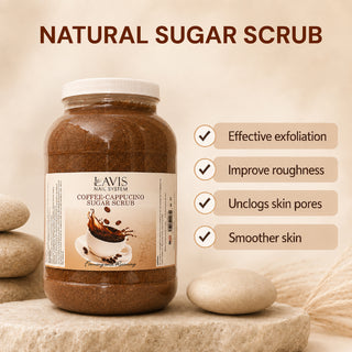 LAVIS - Lemon Zest - Sugar Scrub for Pedicure - 1 gallon