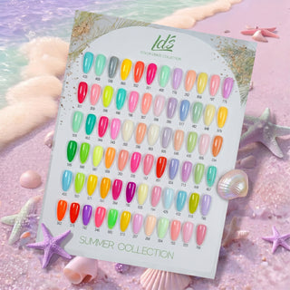 LDS Color Craze - Set 72 Colors - Gel Polish 0.5oz - Summer Collection