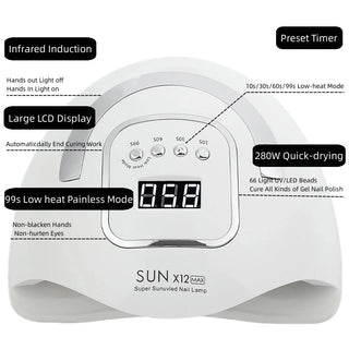 DC Gel Basic Kit - 061 Wine Berry & Nail Lamp