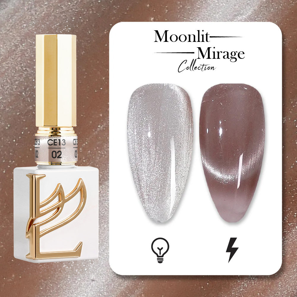 LAVIS Cat Eyes CE13 (Ver2) - 02 - Gel Polish 0.5 oz - Moonlit Mirage Collection