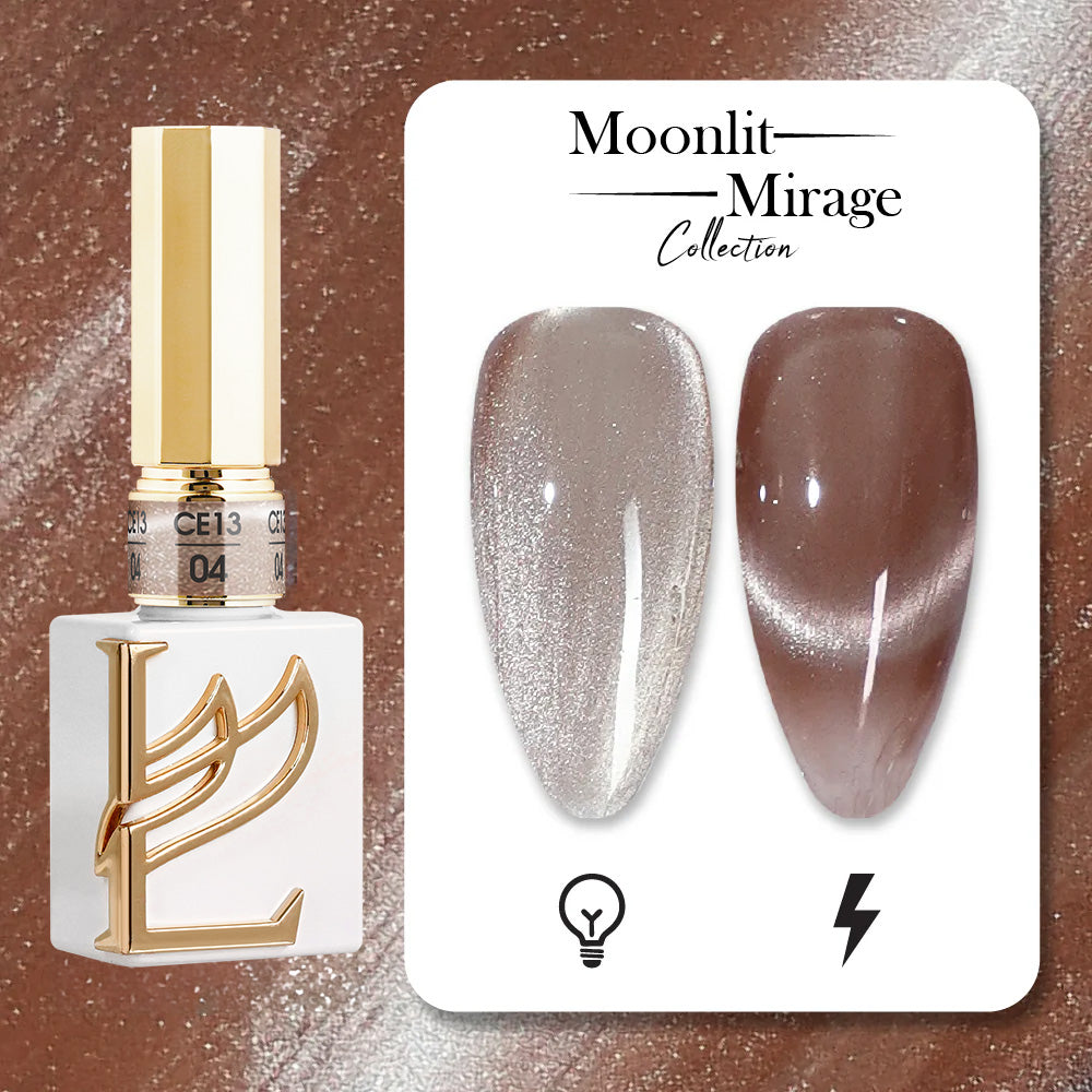 LAVIS Cat Eyes CE13 (Ver2) - 04 - Gel Polish 0.5 oz - Moonlit Mirage Collection