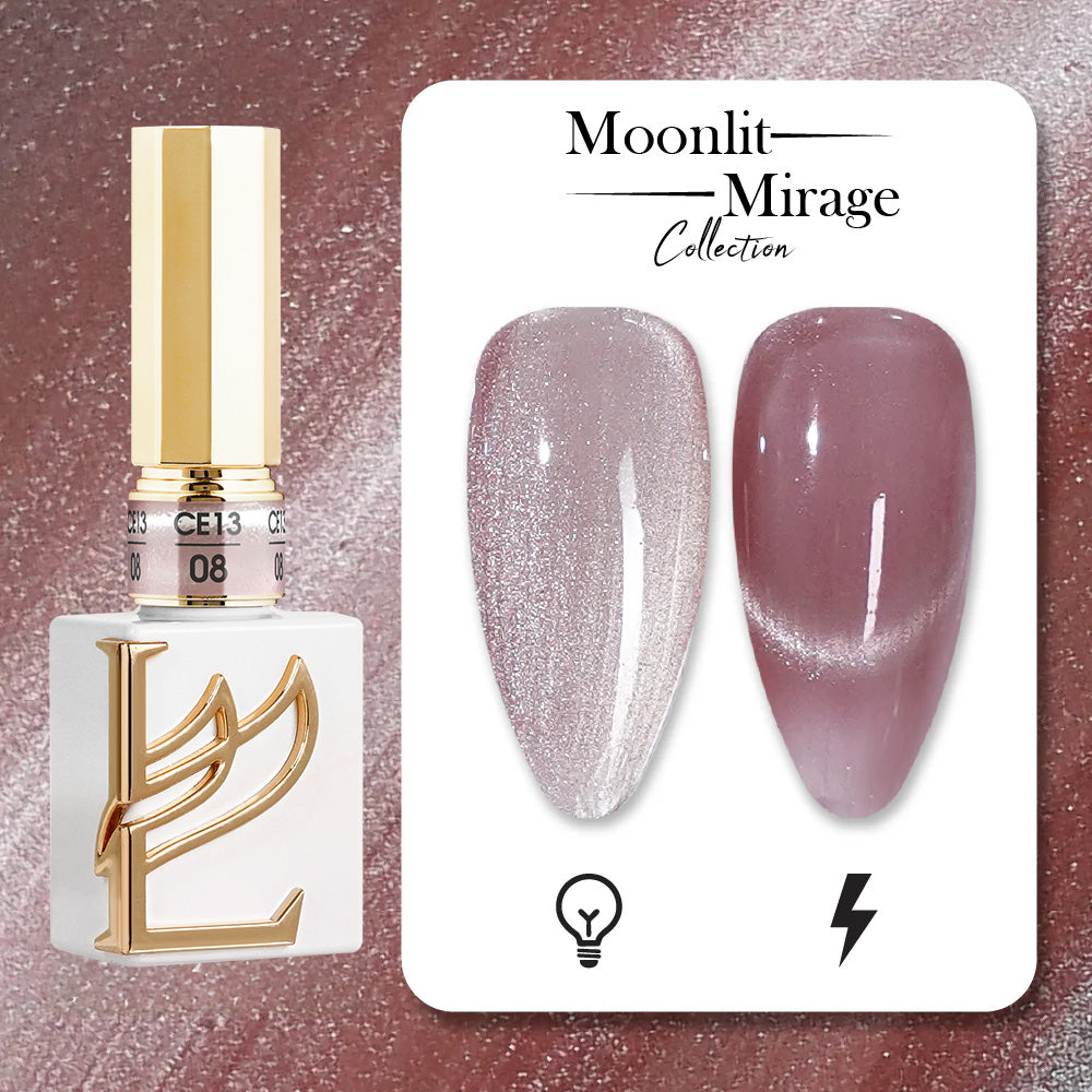 LAVIS Cat Eyes CE13 (Ver2) - 08 - Gel Polish 0.5 oz - Moonlit Mirage Collection