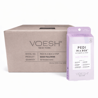 Voesh Case of 50 Pedi In a Box Ultimate 6 Step - Sage Fullness
