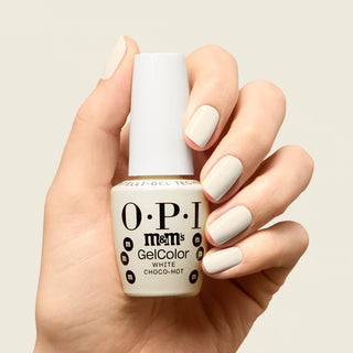 OPI Intelli-Gel - HPT11 White Choco-Hot - Gel Color 0.5 oz (OPI M&M Collection)