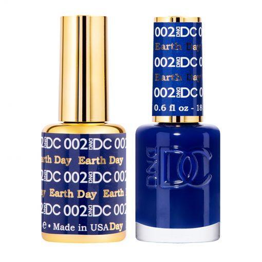 DND DC Gel Nail Polish Duo - 002 Blue Colors - Earth Day