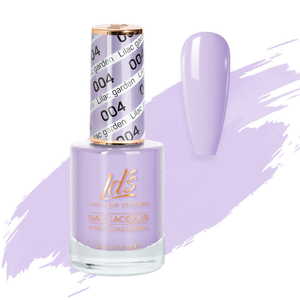 LDS 004 Lilac Garden - LDS Healthy Nail Lacquer 0.5oz