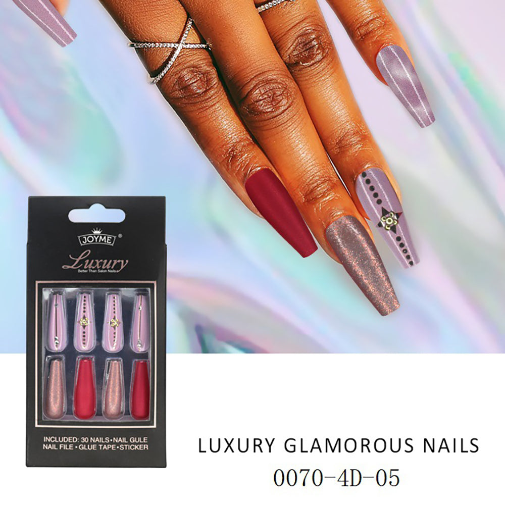 Amazon.com: GlimightyX Luxury Handmade Gel Press On Nails Medium Almond,  Y2K Dark Aesthetic Fake Stick Glue On Nails, Includes Nail Glue, Mini File,  Cuticle Stick, Prep Pads,10 Fake Nails Size S, Punk