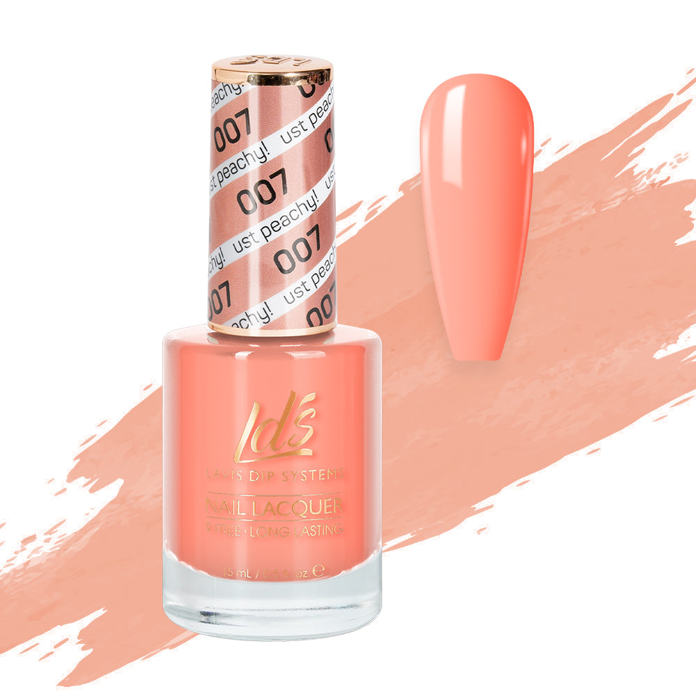 LDS 007 Just Peachy - LDS Healthy Nail Lacquer 0.5oz