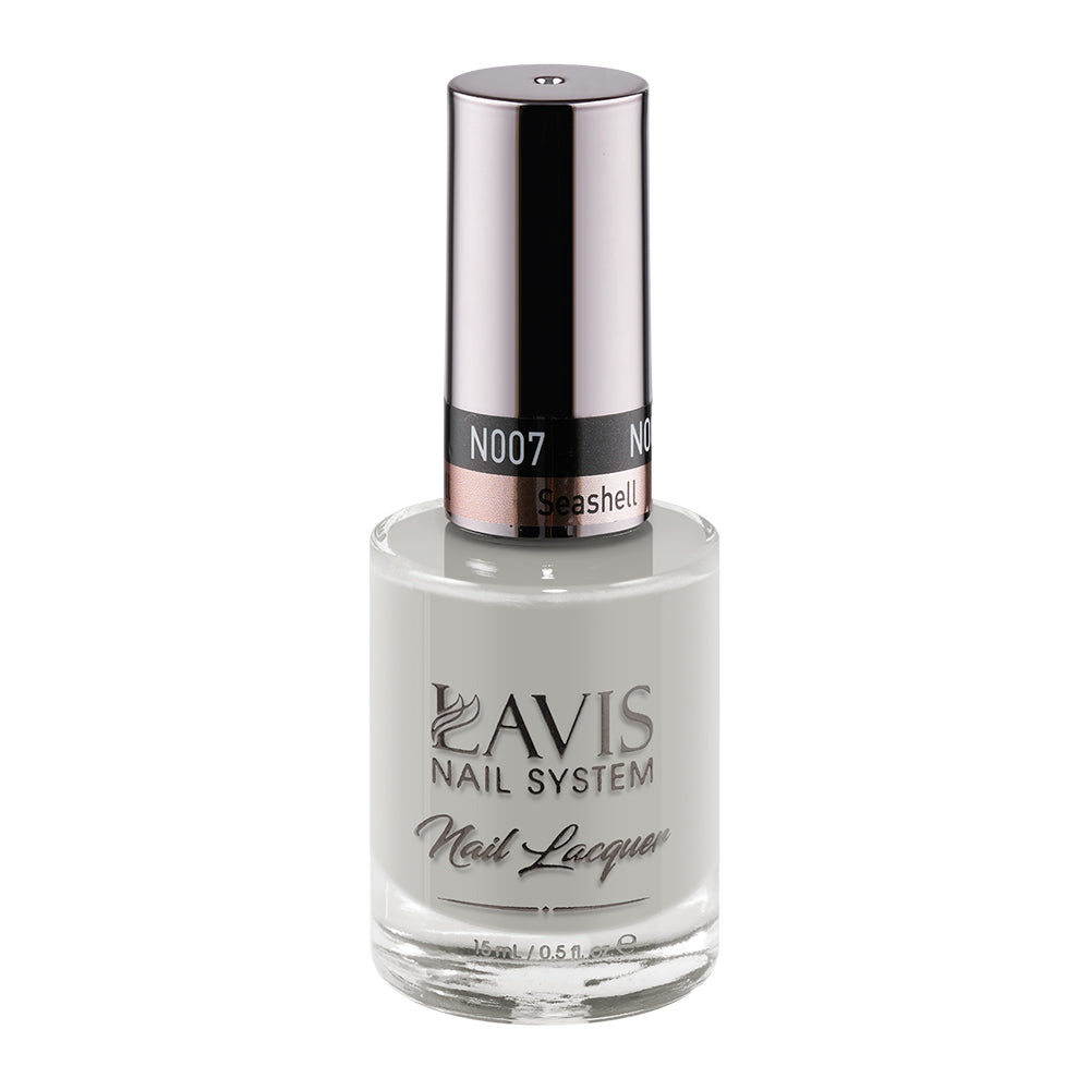  LAVIS 007 Seashell - Nail Lacquer 0.5 oz by LAVIS NAILS sold by DTK Nail Supply