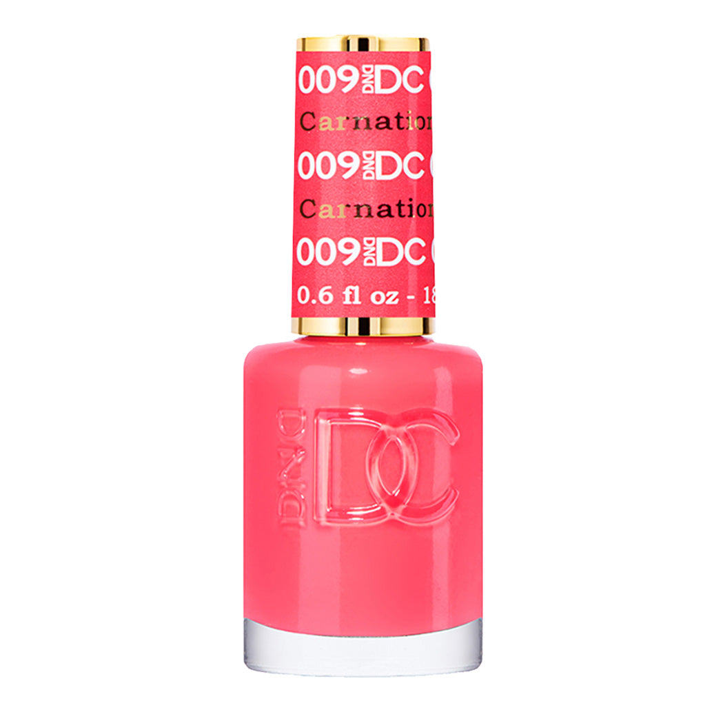 DND DC Nail Lacquer - 009 Coral Colors - Carnation Pink