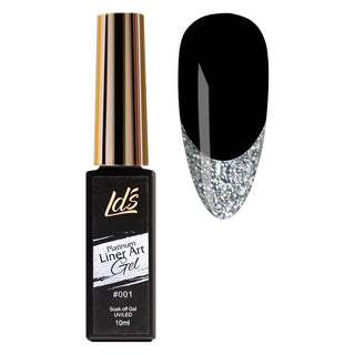 LDS - 01 Silver - Platinum Line Art Gel Nails Polish Nail Art