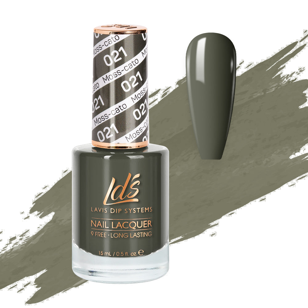 LDS 021 Moss-Cato - LDS Healthy Nail Lacquer 0.5oz by LDS sold by DTK Nail Supply