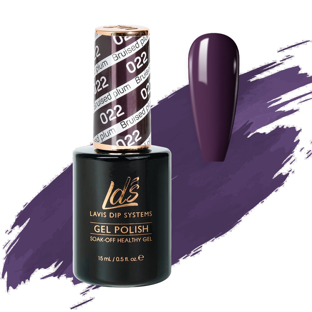 LDS 022 Bruised Plum - LDS Gel Polish 0.5oz