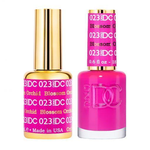 DND DC Gel Nail Polish Duo - 023 Purple Colors - Blossom Orchid