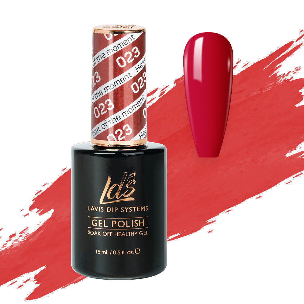 LDS 023 Heat Of The Moment - LDS Gel Polish 0.5oz