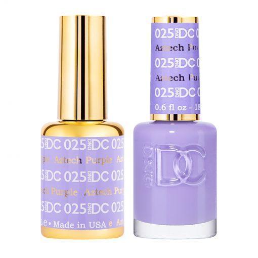 DND DC Gel Nail Polish Duo - 025 Purple Colors - Aztech Purple