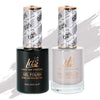 LDS 025 Gray Heather - LDS Healthy Gel Polish & Matching Nail Lacquer Duo Set - 0.5oz